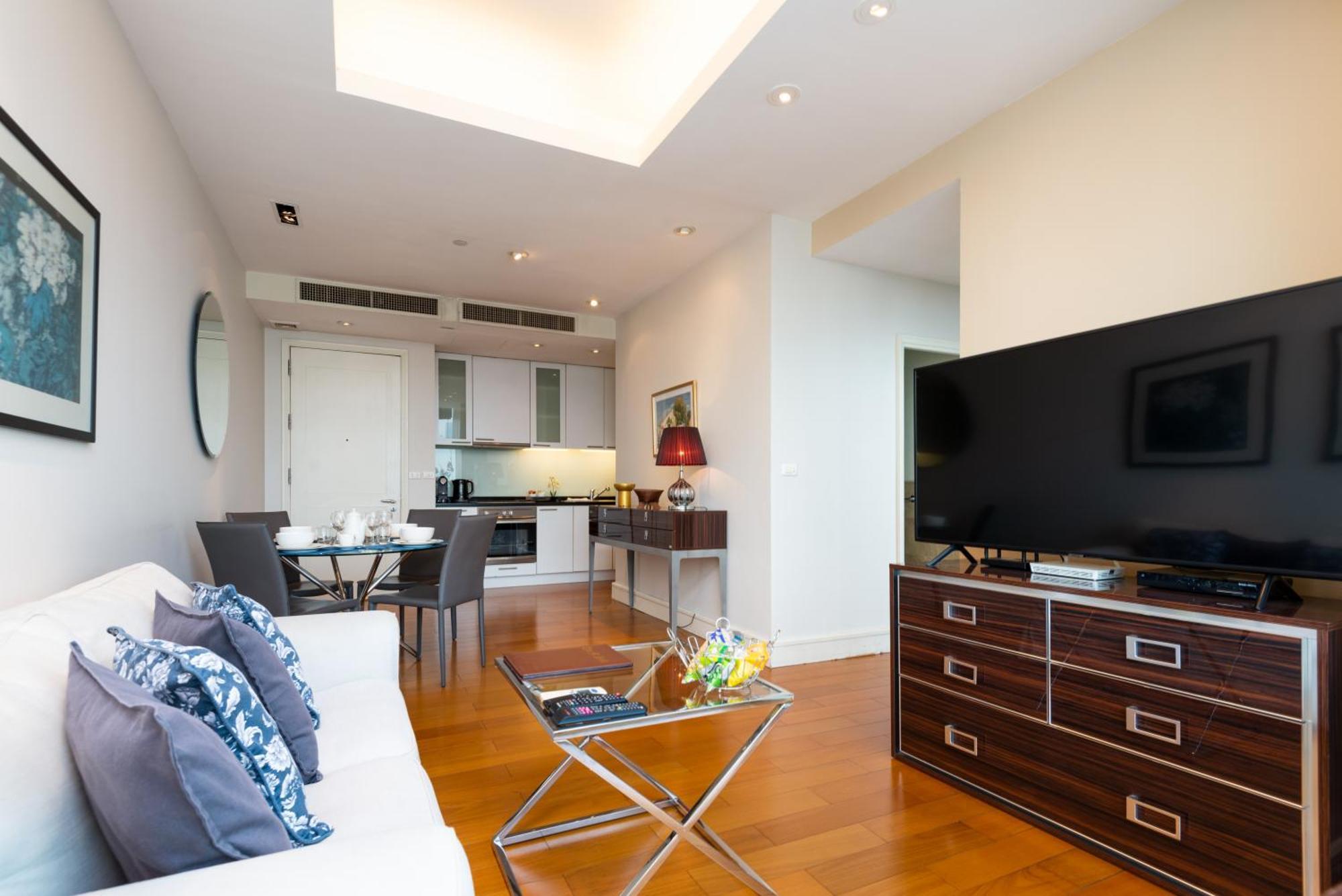 Sky Villas Apartments Bangkok Rum bild