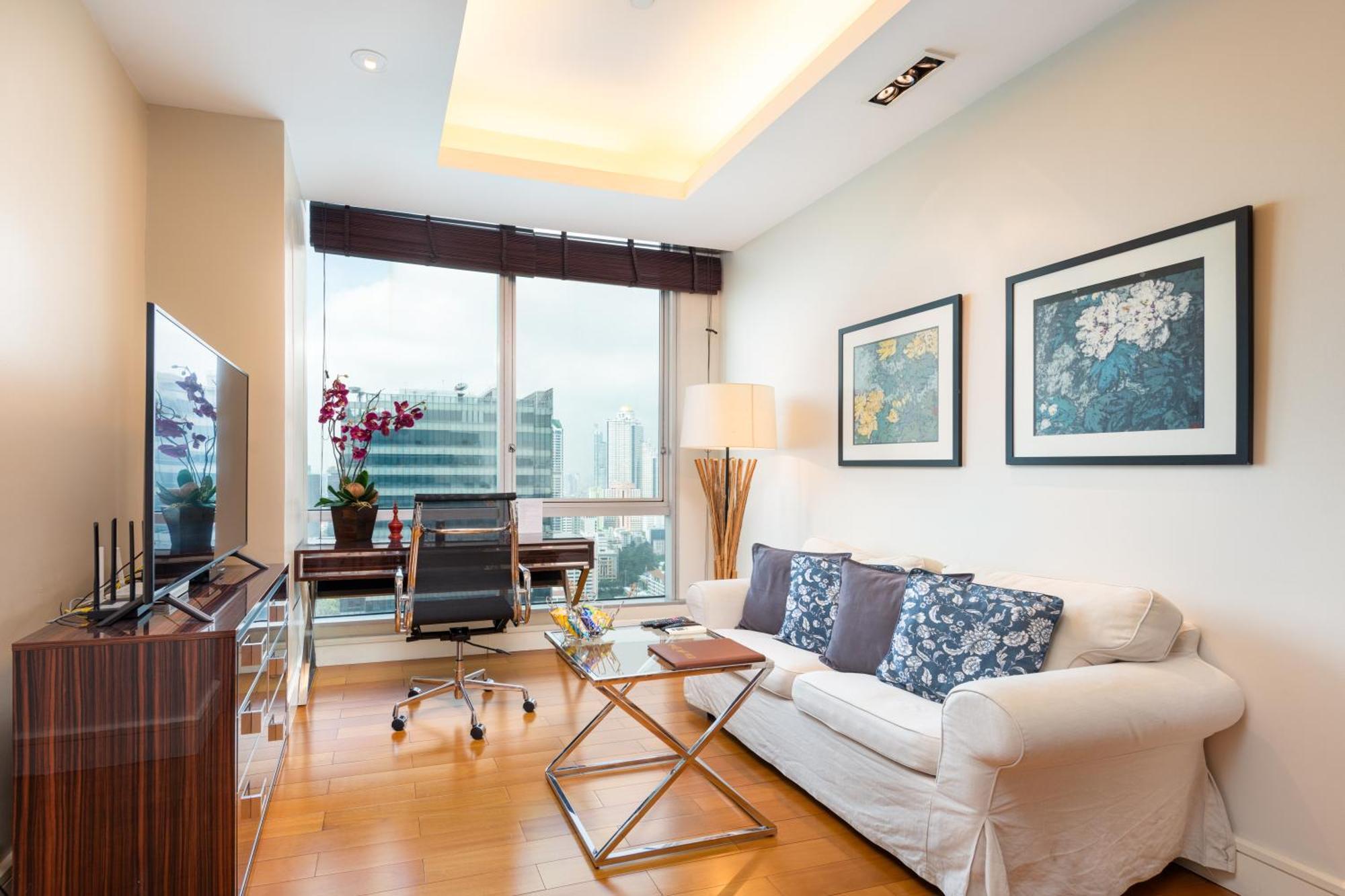 Sky Villas Apartments Bangkok Rum bild